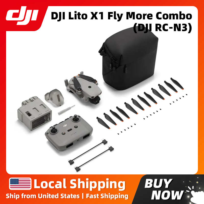 Drone Kit With Camera - DJI Lito X1 Fly More Combo