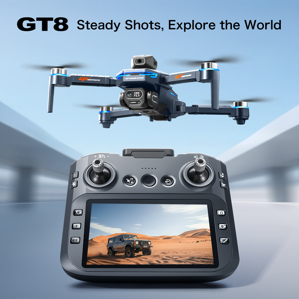 GT8 Max Faltbare Drohne 8K HD  – Drone Kit With Camera Bewertung und Preis